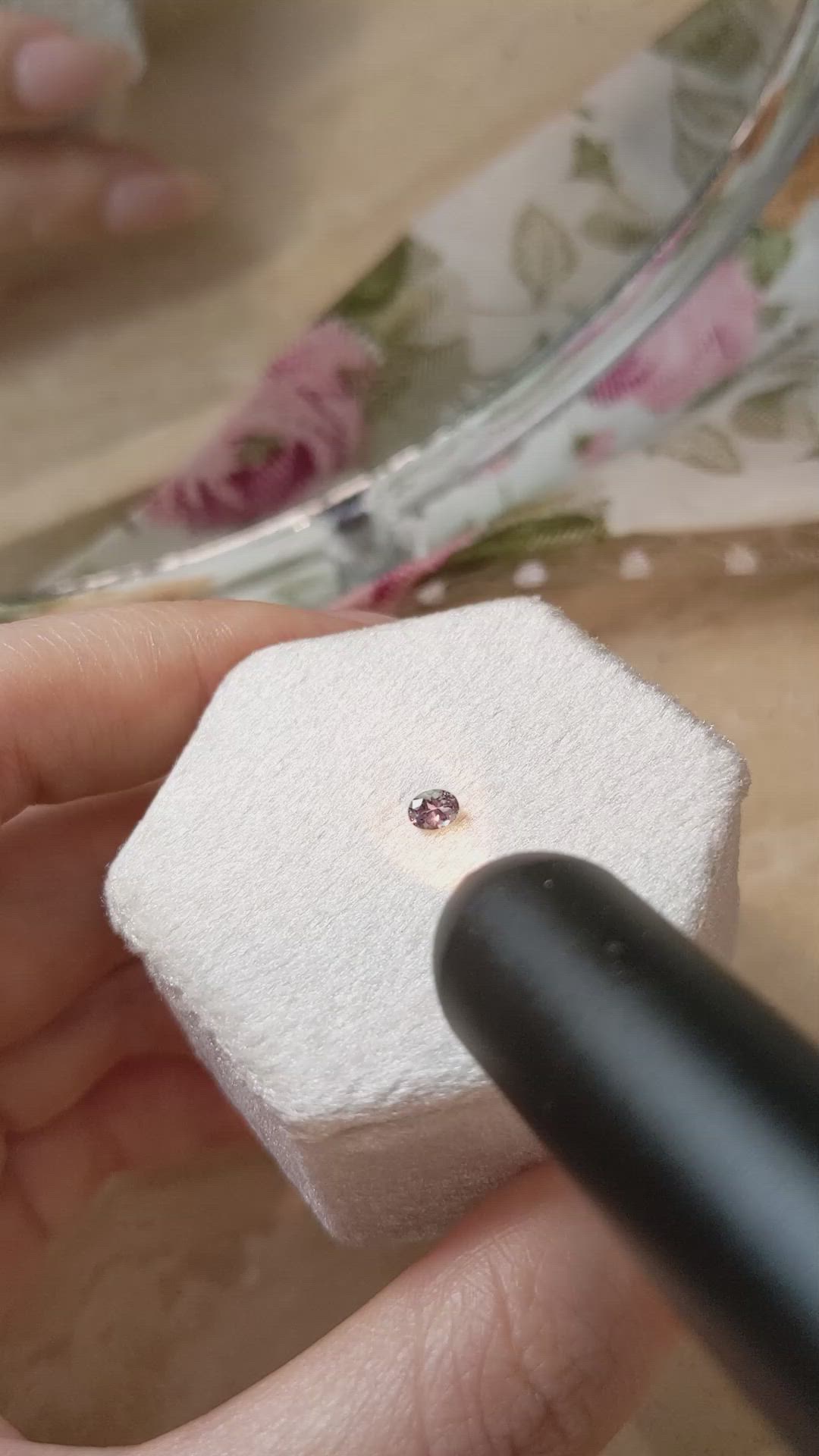 0.21 Ct. Alexandrite from Russia Size Video