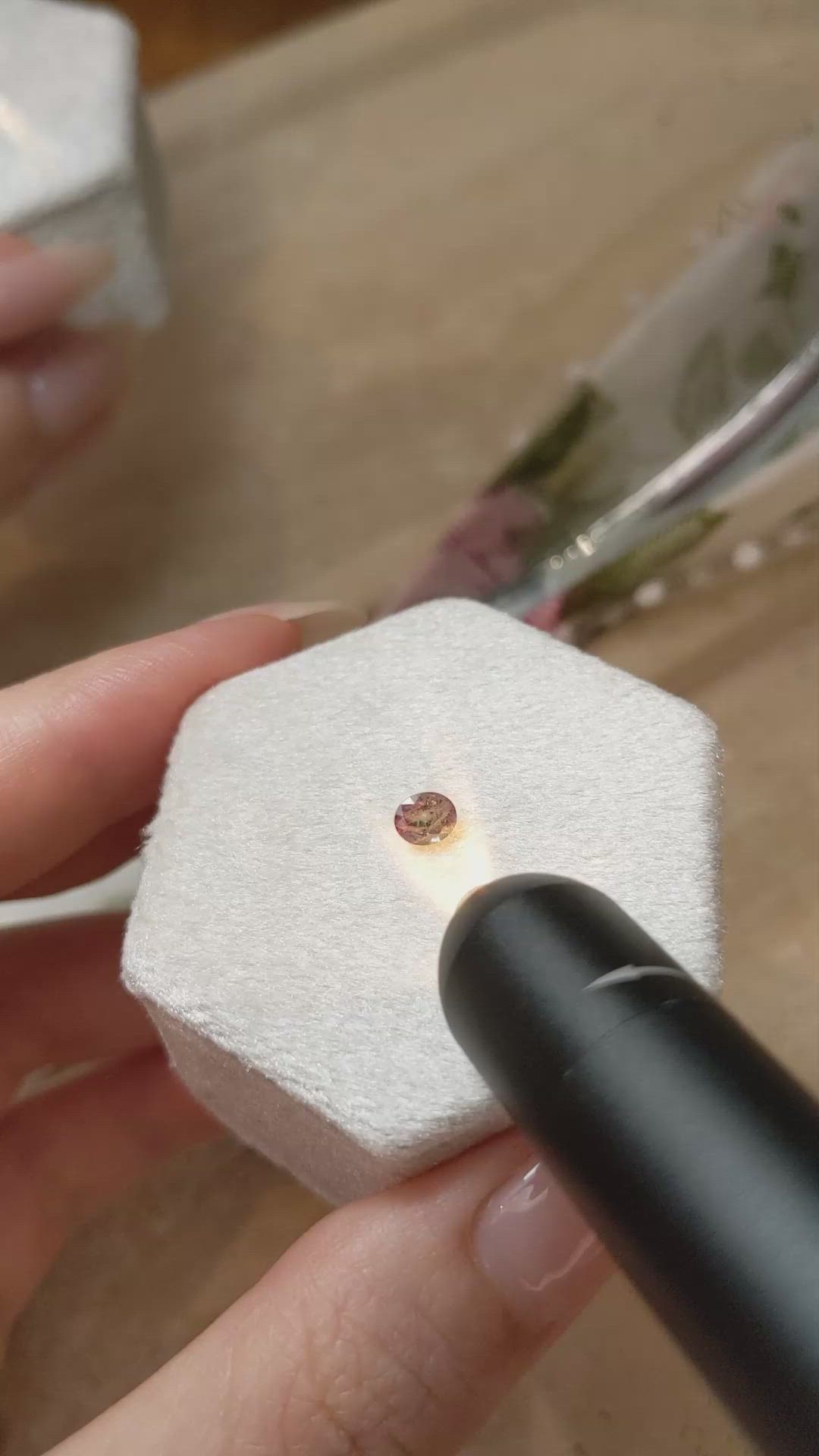 0.41 Ct. Alexandrite from Russia Size Video
