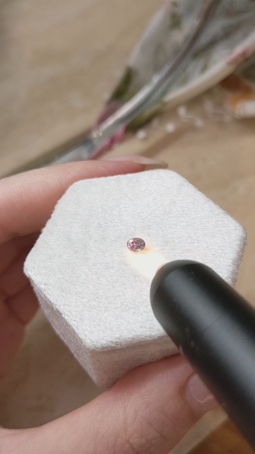0.24 Ct. Alexandrite from Russia Size Video