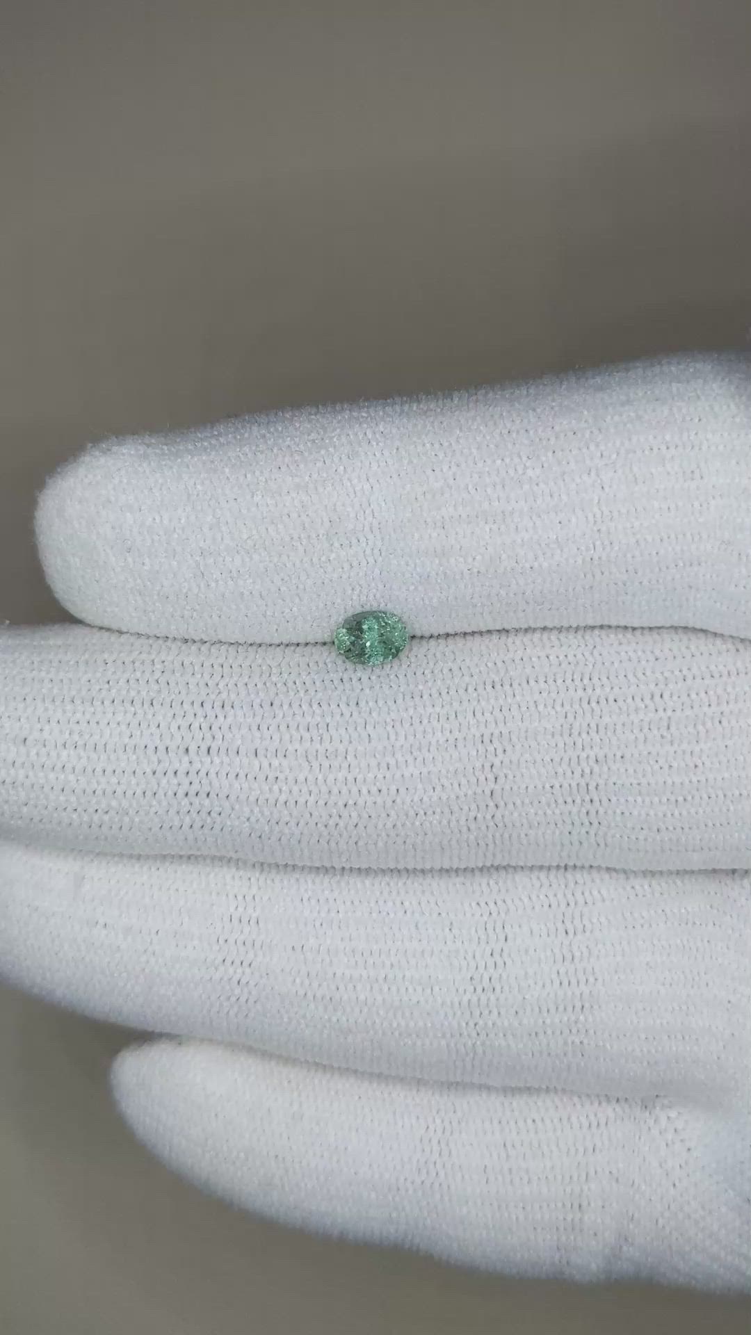 0.39 Ct. Alexandrite from Russia Size Video