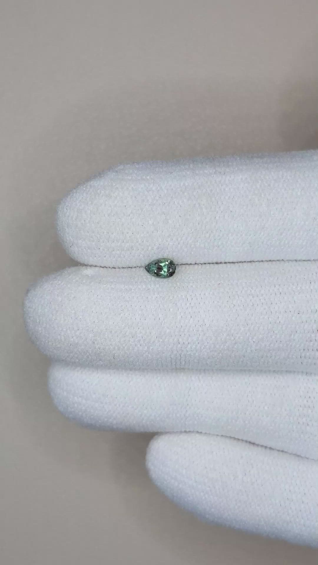 0.17 Ct. Alexandrite from Russia Size Video