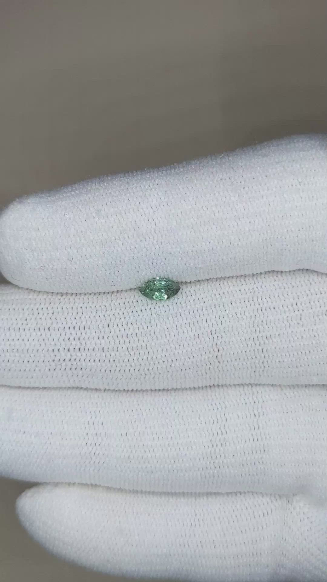 0.32 Ct. Alexandrite from Russia Size Video