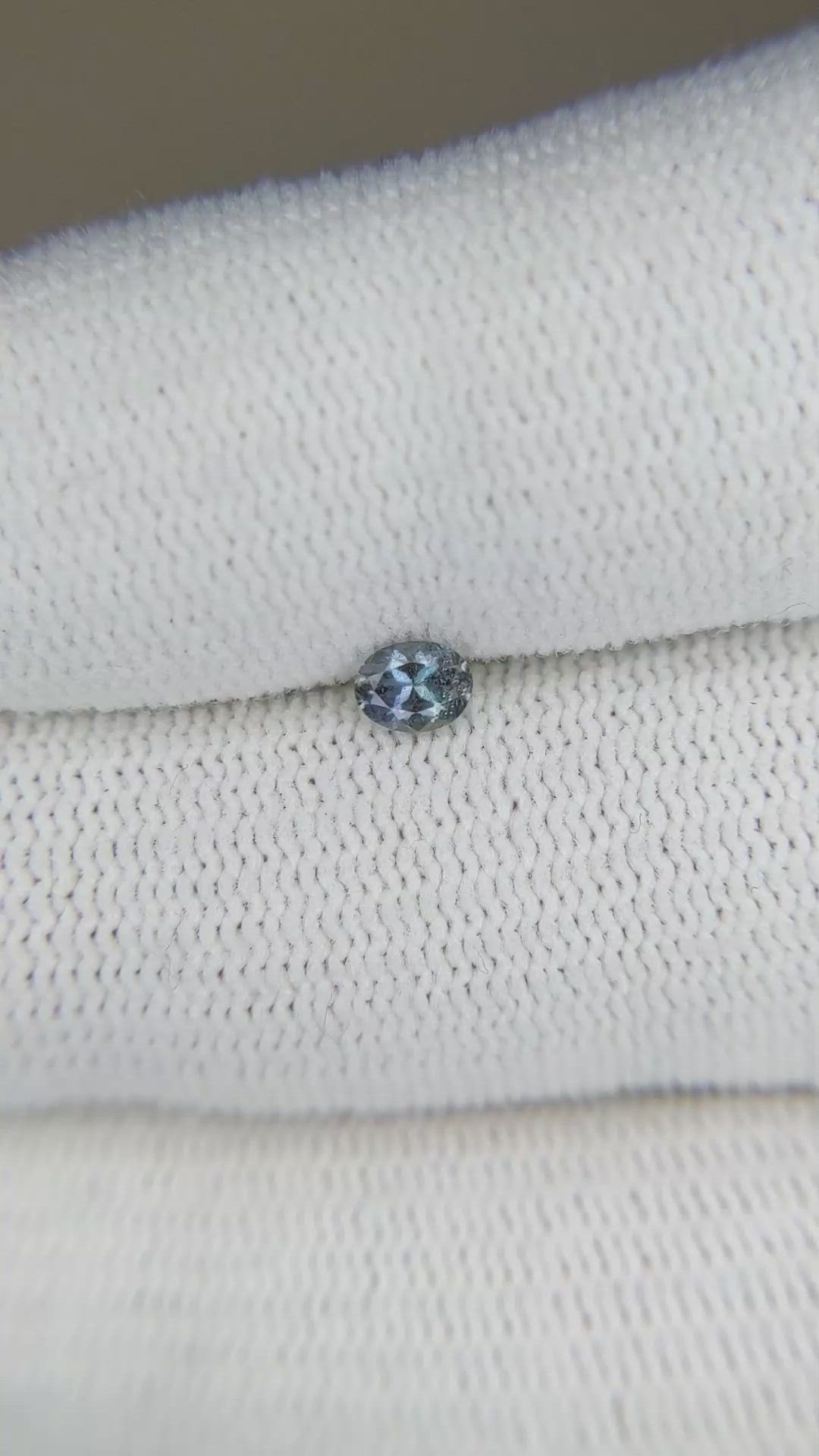 0.21 Ct. Alexandrite from Russia Size Video