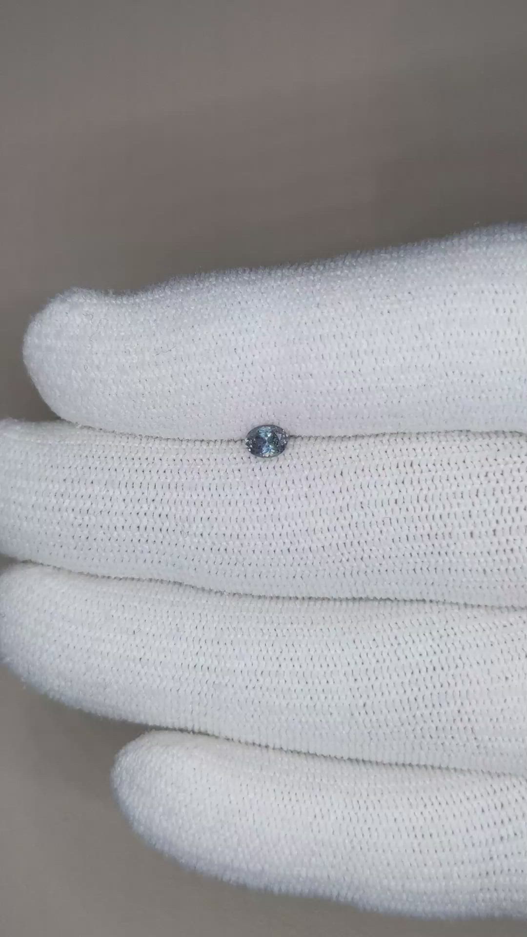 0.21 Ct. Alexandrite from Russia Size Video