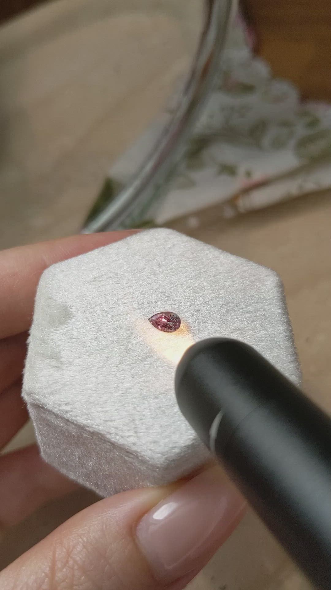 0.33 Ct. Alexandrite from Russia Size Video