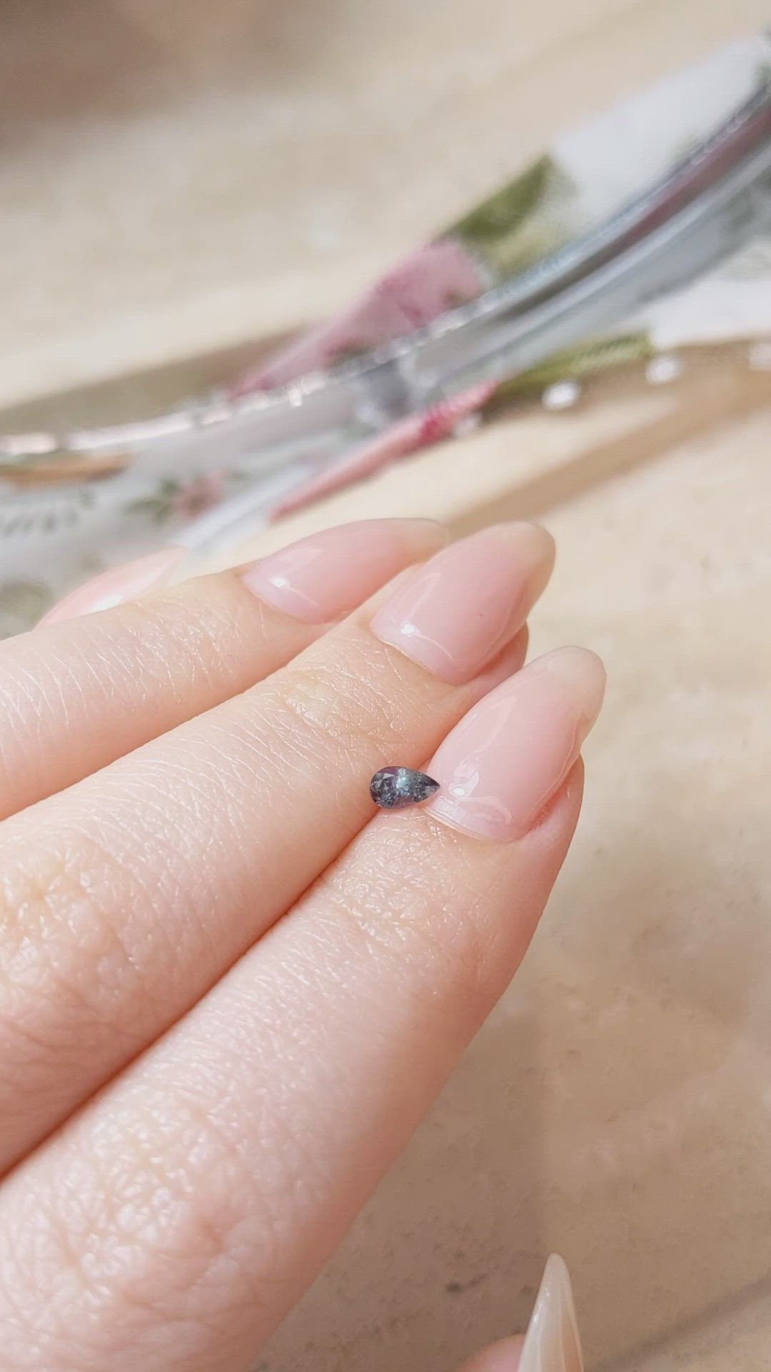 0.26 Ct. Alexandrite from Russia Size Video