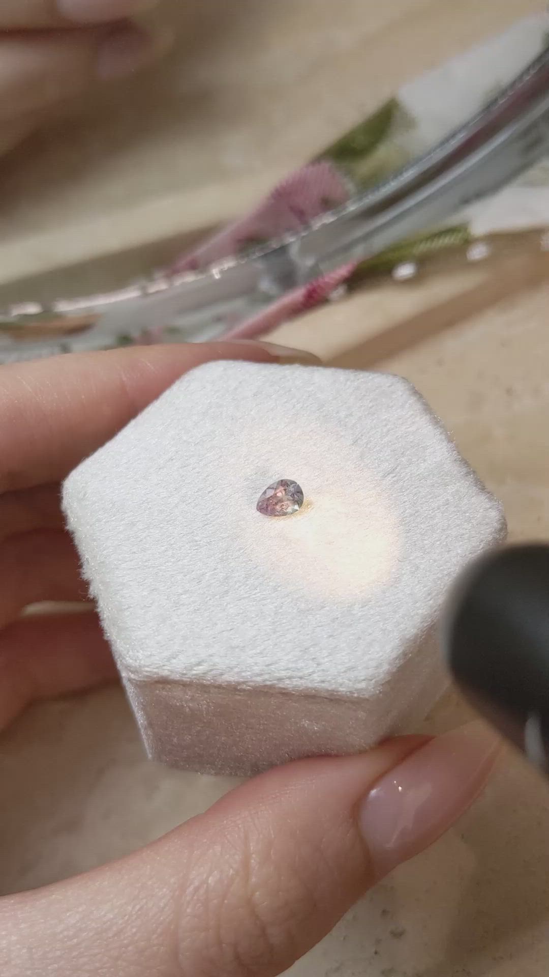 0.41 Ct. Alexandrite from Russia Size Video