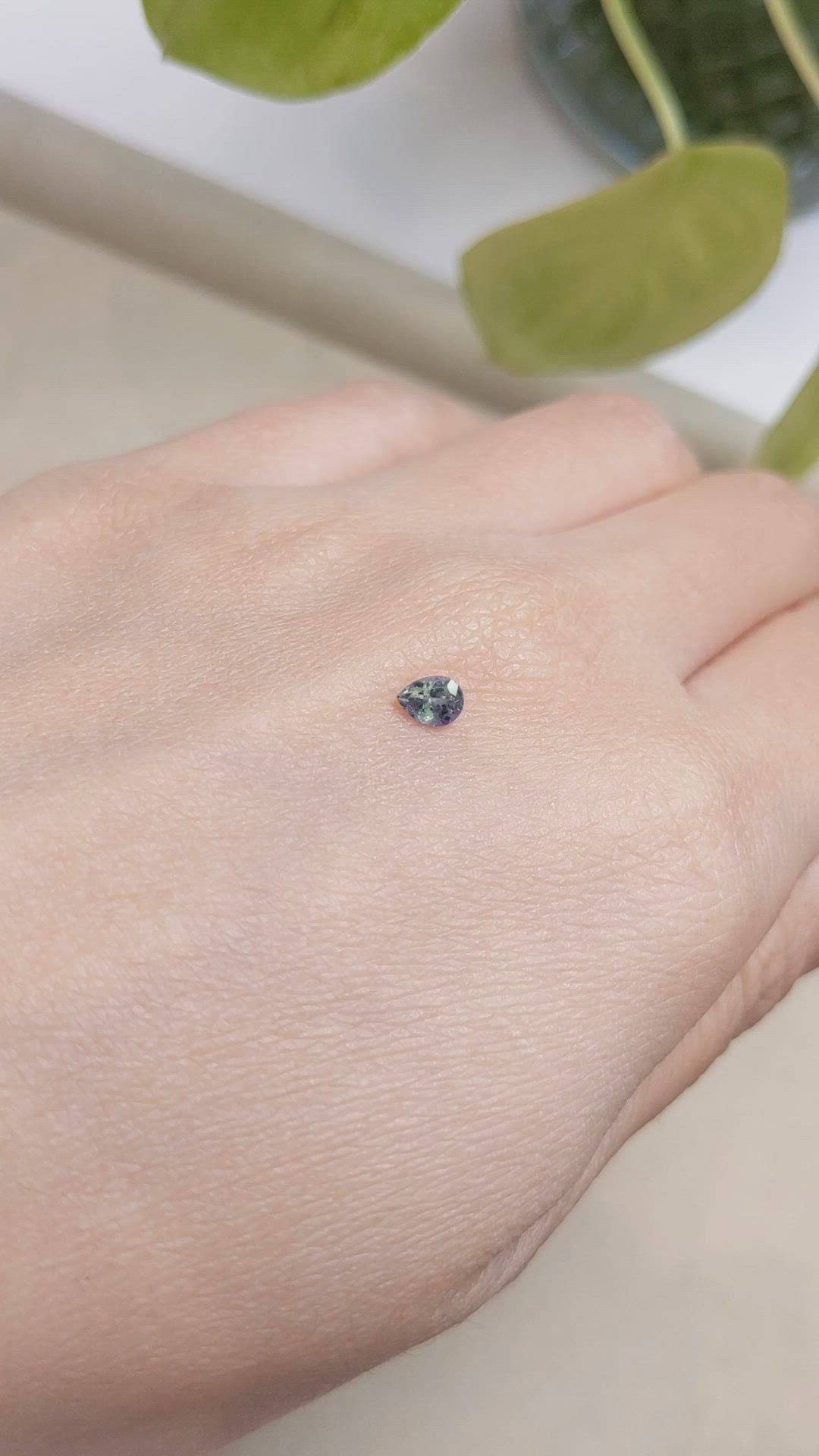 0.34 Ct. Alexandrite from Russia Size Video