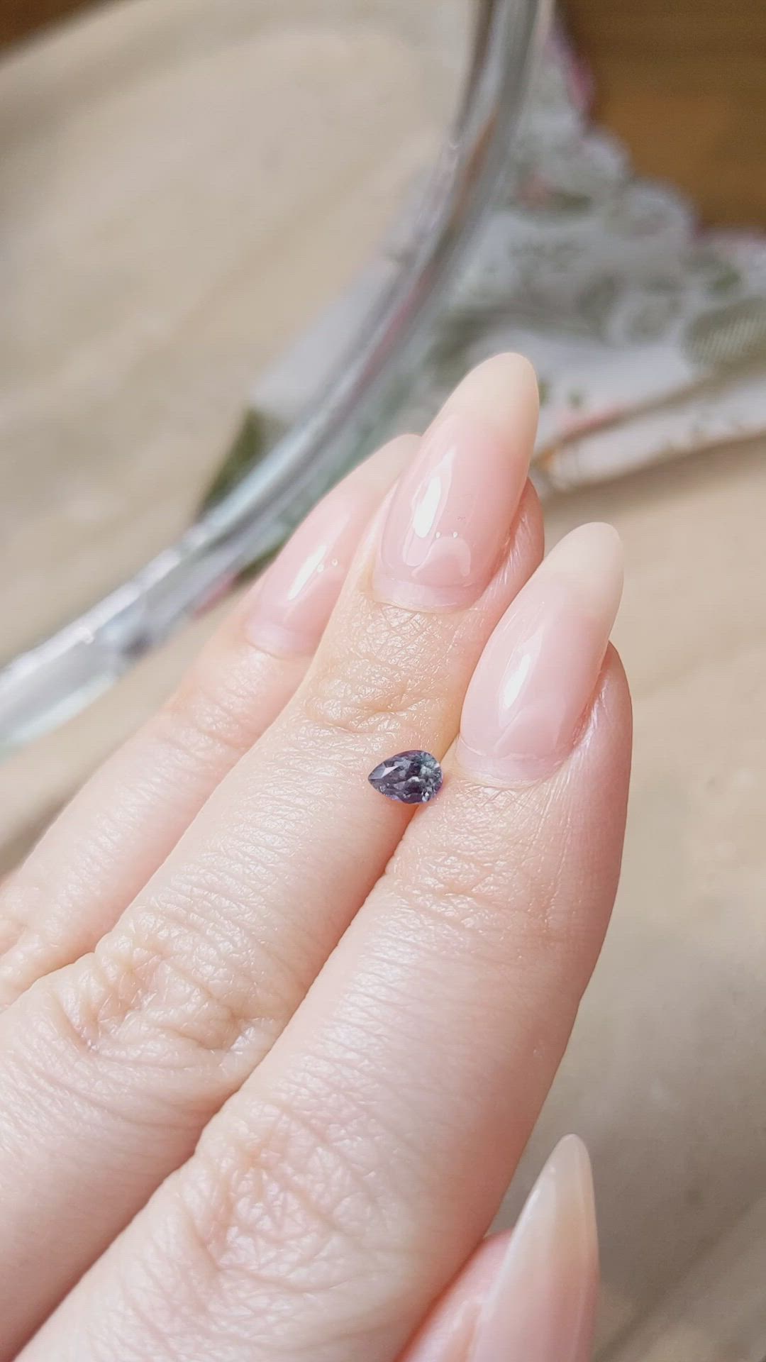 0.36 Ct. Alexandrite from Russia Size Video