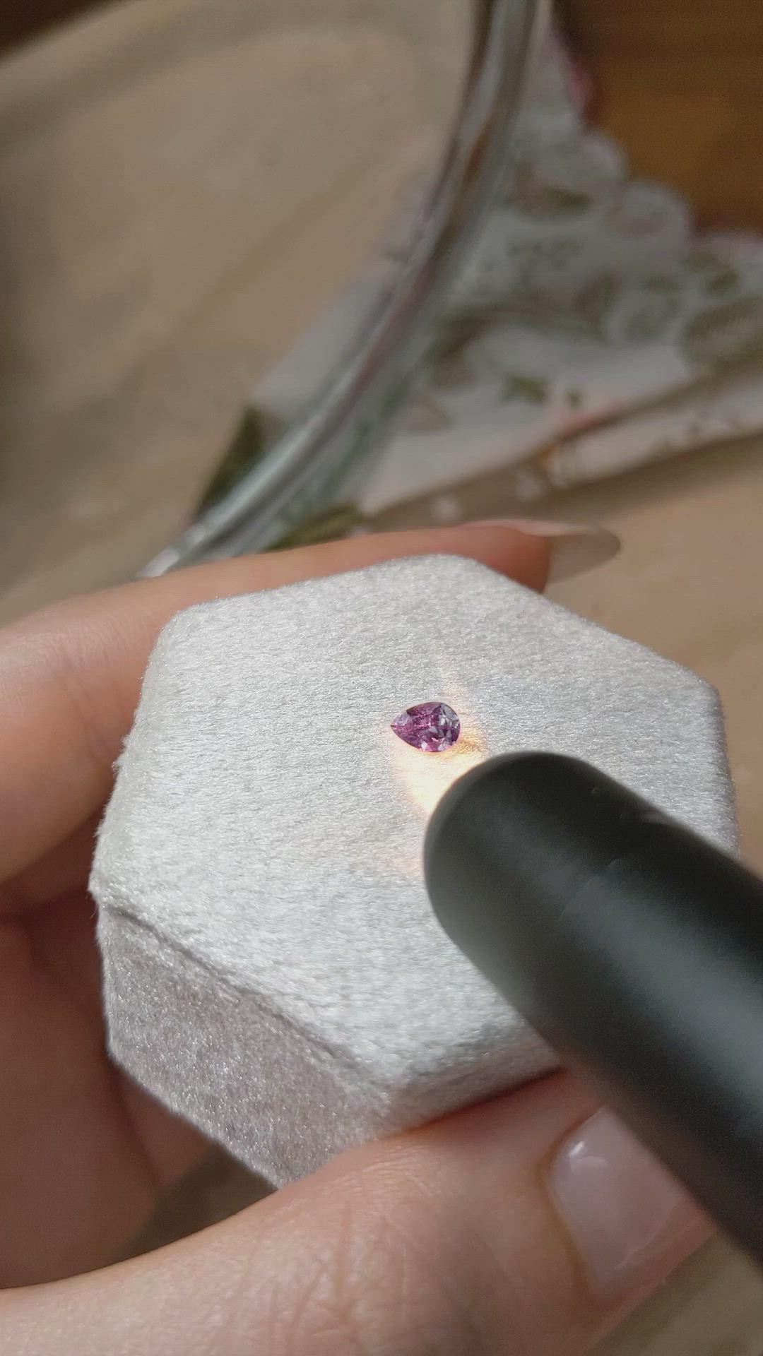 0.36 Ct. Alexandrite from Russia Size Video