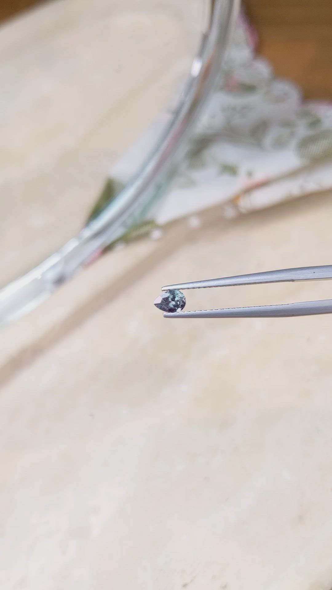 0.36 Ct. Alexandrite from Russia Size Video