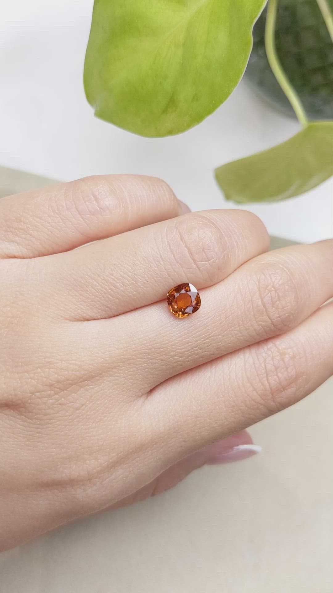 1.66 Ct. Zircon from Madagascar Size Video