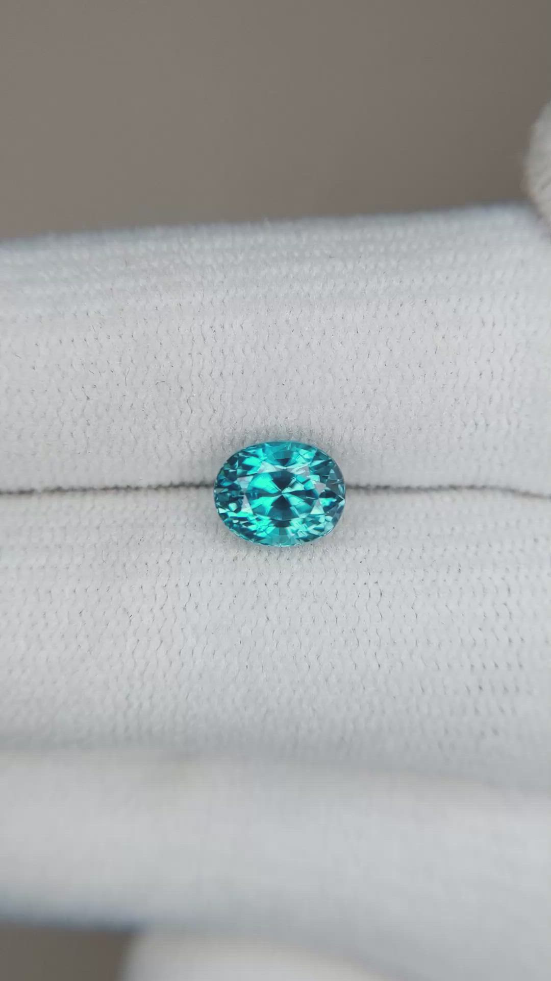 1.86 Ct. Zircon from Cambodia Size Video