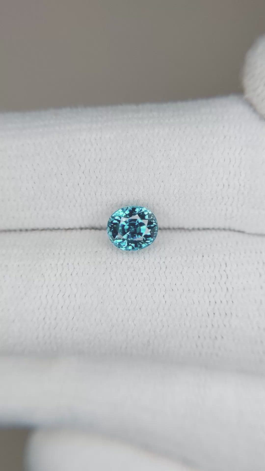 1.24 Ct. Zircon from Cambodia Size Video