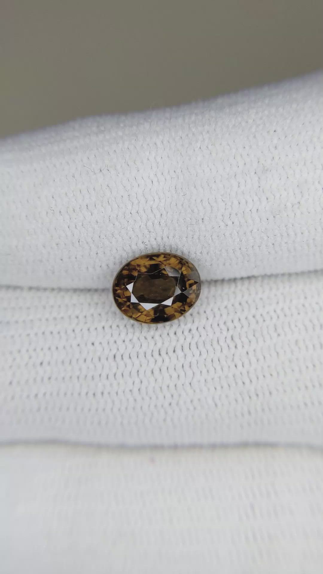 2.95 Ct. Zircon from Tanzania Size Video