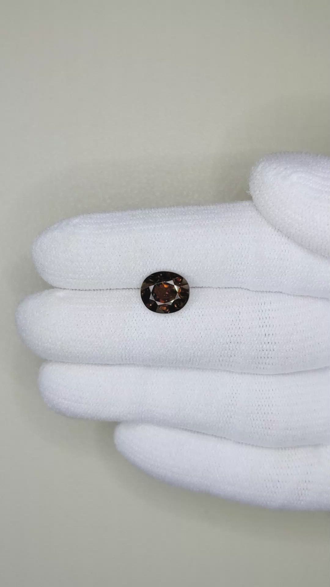 3.04 Ct. Zircon from Cambodia Size Video