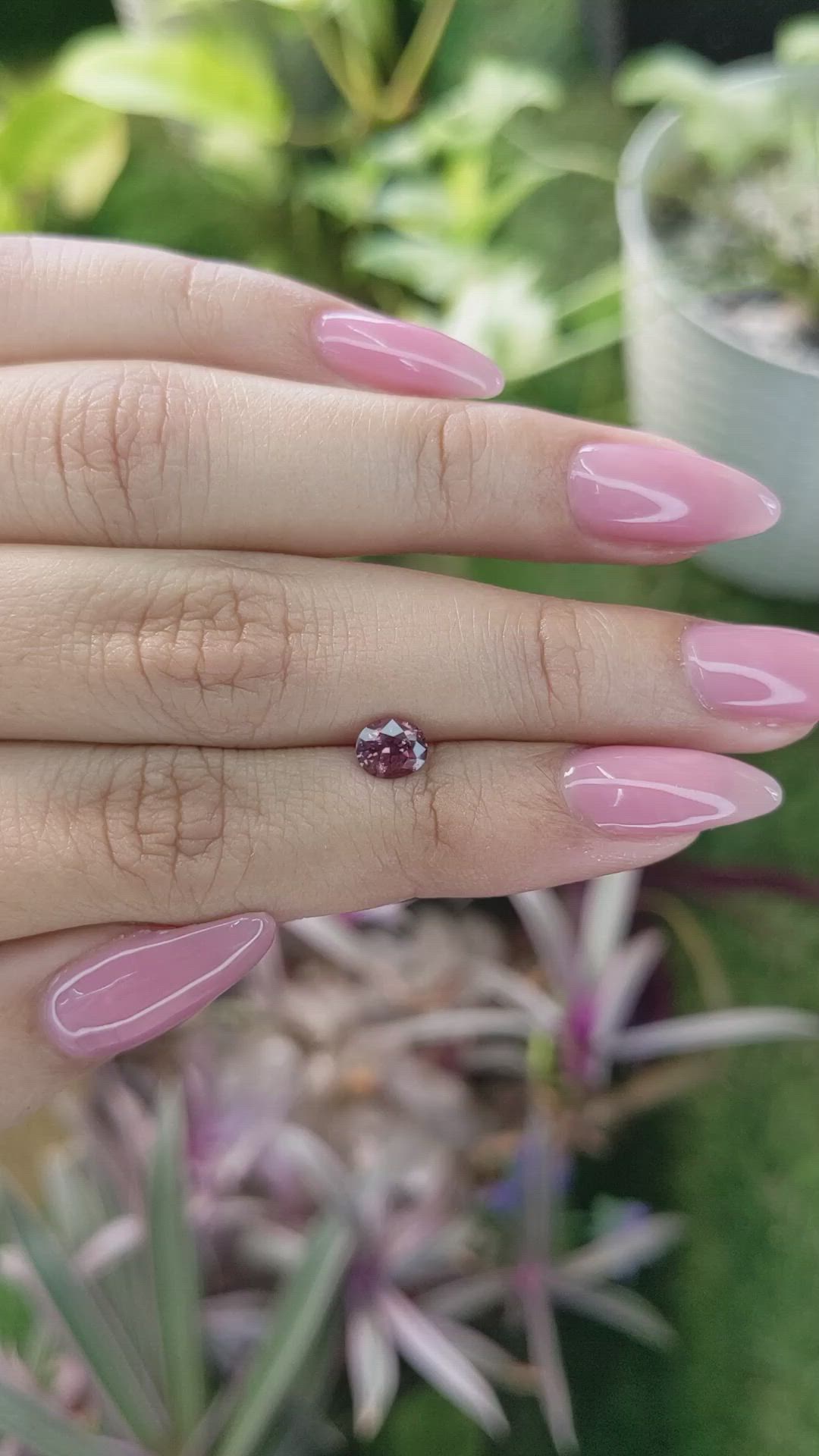 0.72 Ct. Spinel from Ceylon (Sri Lanka) Size Video