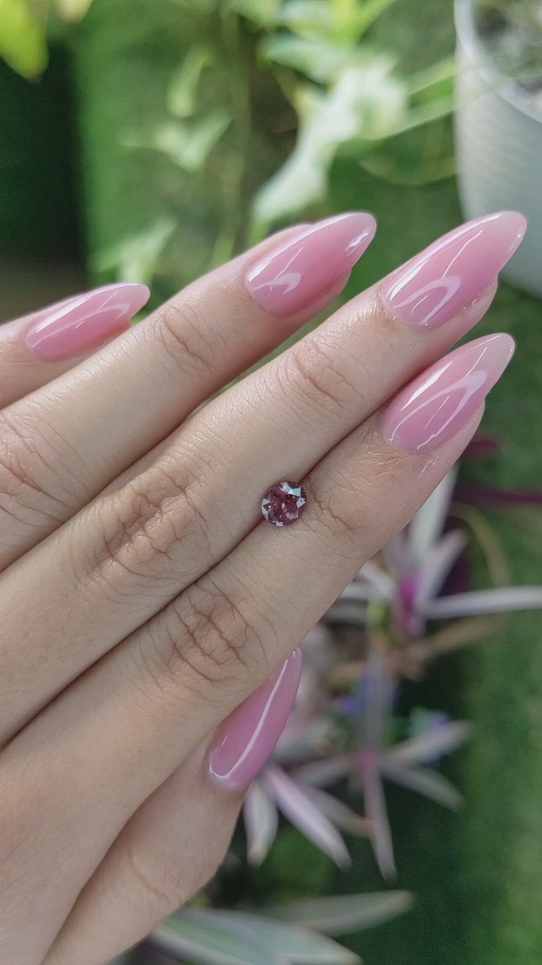 0.72 Ct. Spinel from Ceylon (Sri Lanka) Size Video