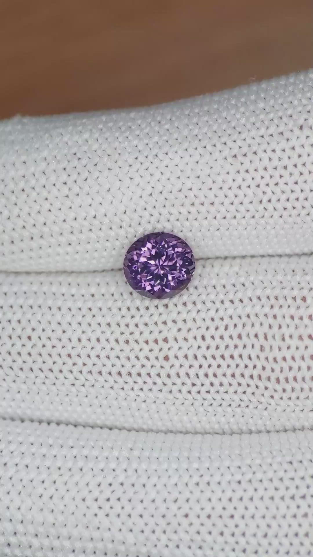 1.63 Ct. Spinel from Ceylon (Sri Lanka) Size Video