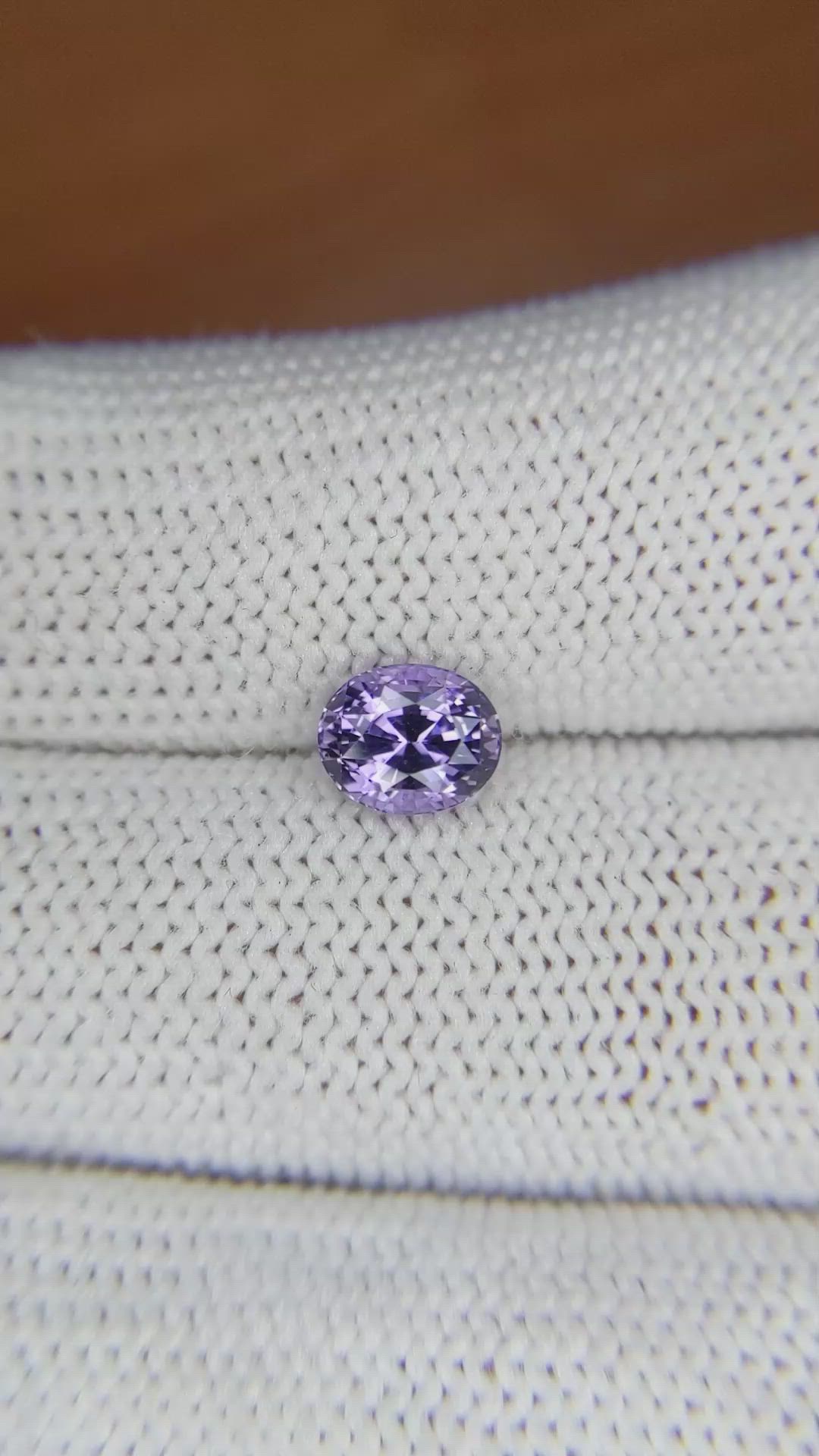 1.25 Ct. Spinel from Ceylon (Sri Lanka) Size Video