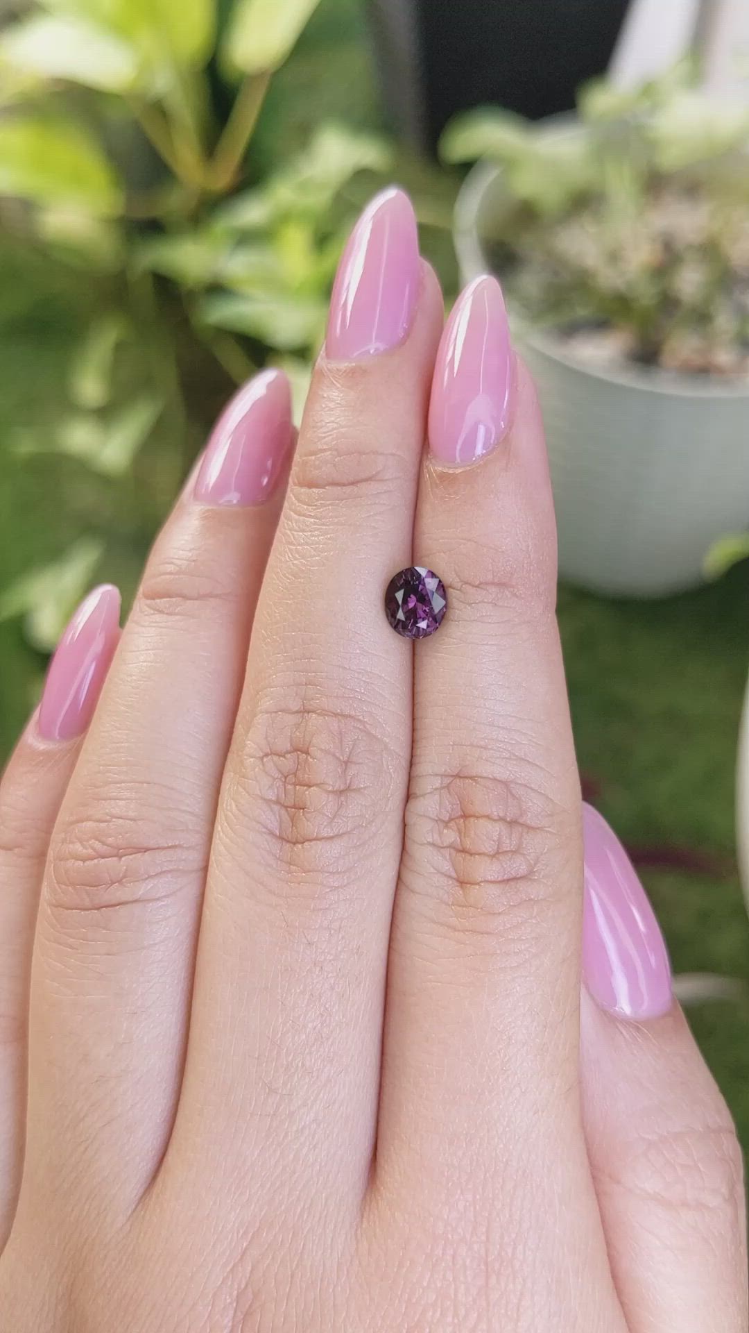 1.04 Ct. Spinel from Ceylon (Sri Lanka) Size Video