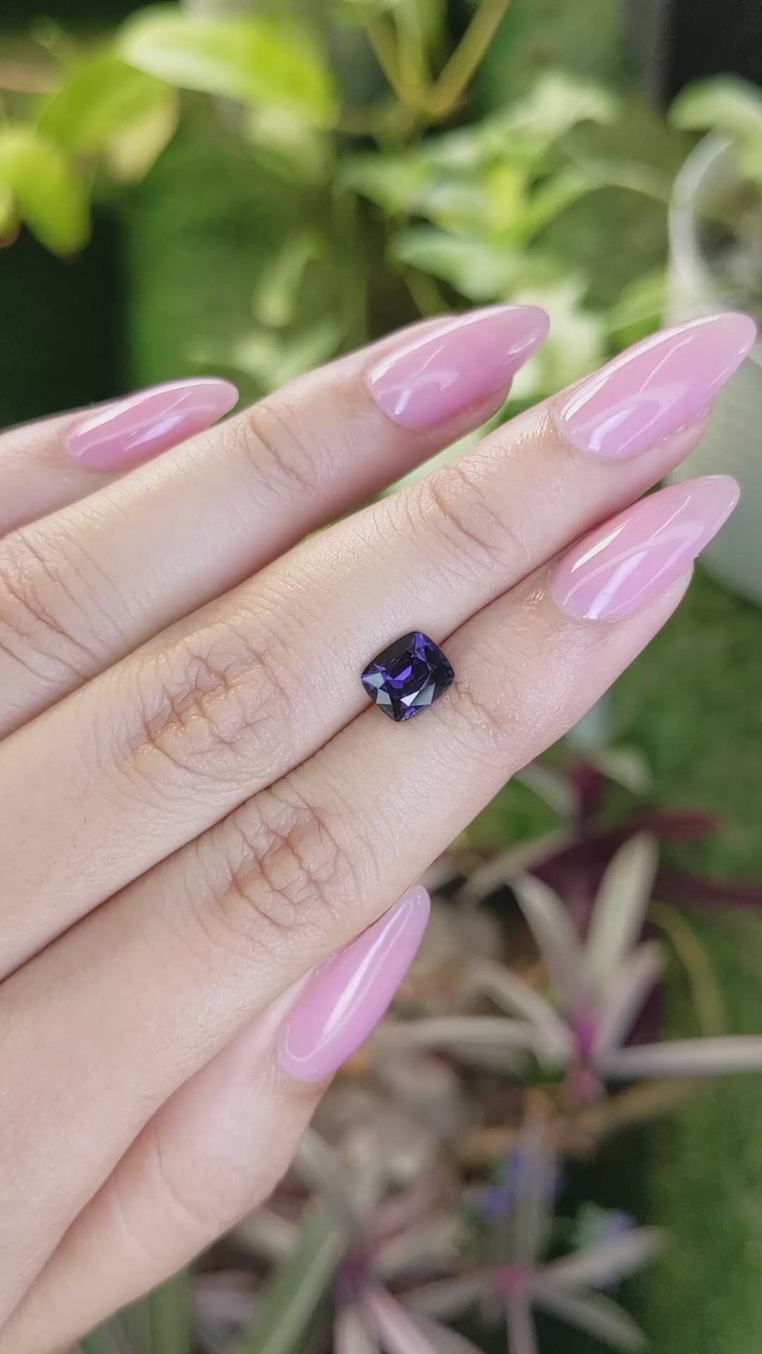 1.56 Ct. Spinel from Ceylon (Sri Lanka) Size Video