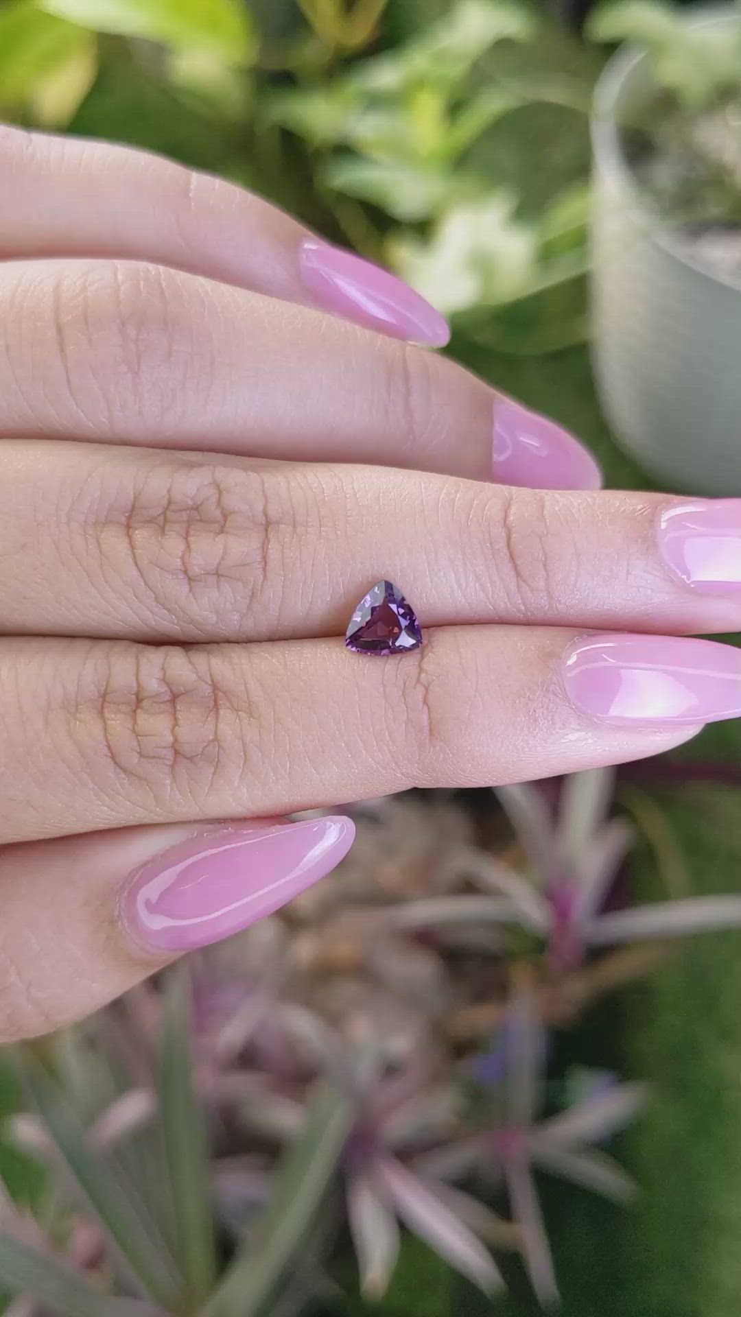 0.74 Ct. Spinel from Ceylon (Sri Lanka) Size Video