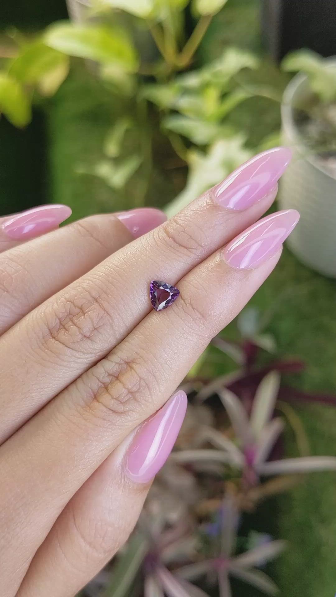 0.74 Ct. Spinel from Ceylon (Sri Lanka) Size Video