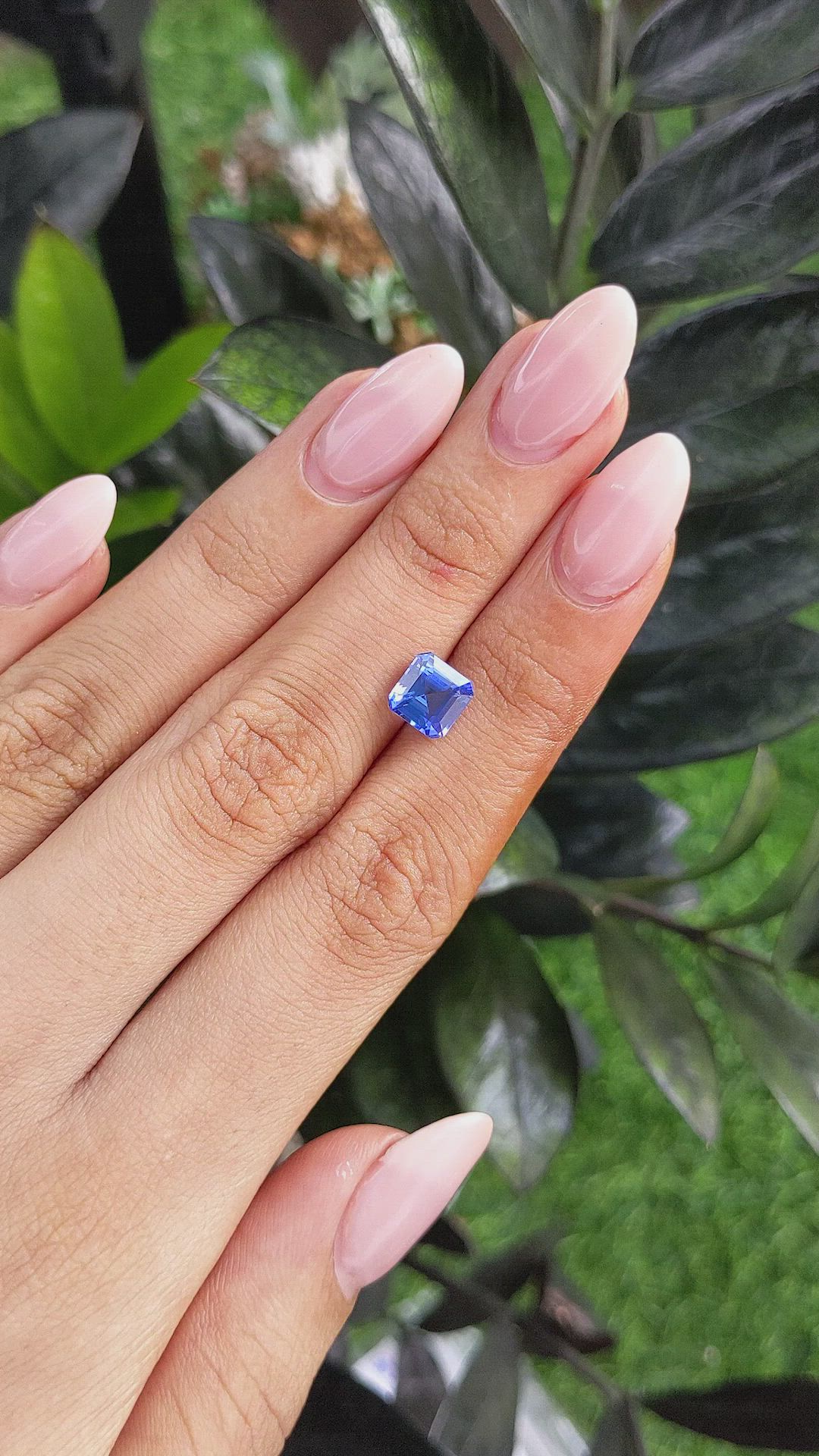 1.85 Ct. Tanzanite from Tanzania Size Video
