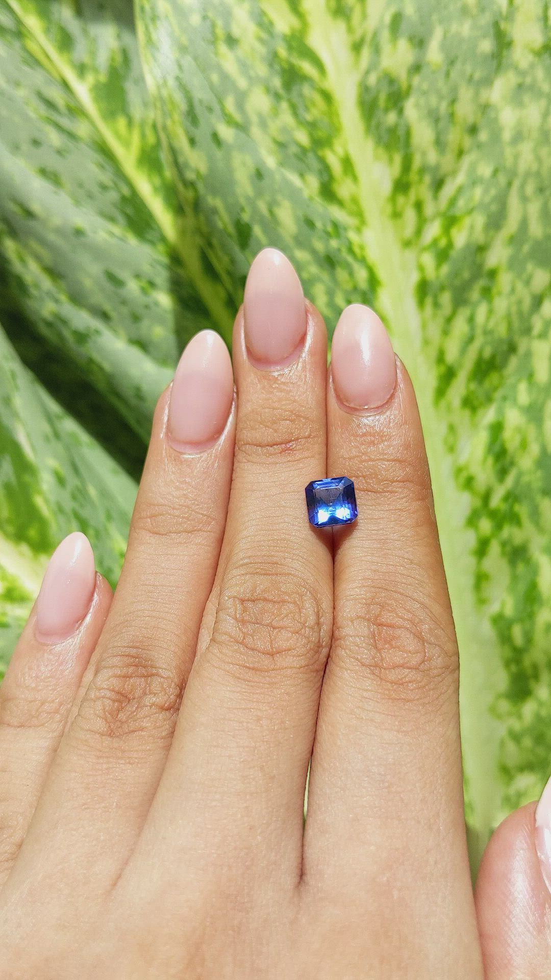 1.85 Ct. Tanzanite from Tanzania Size Video