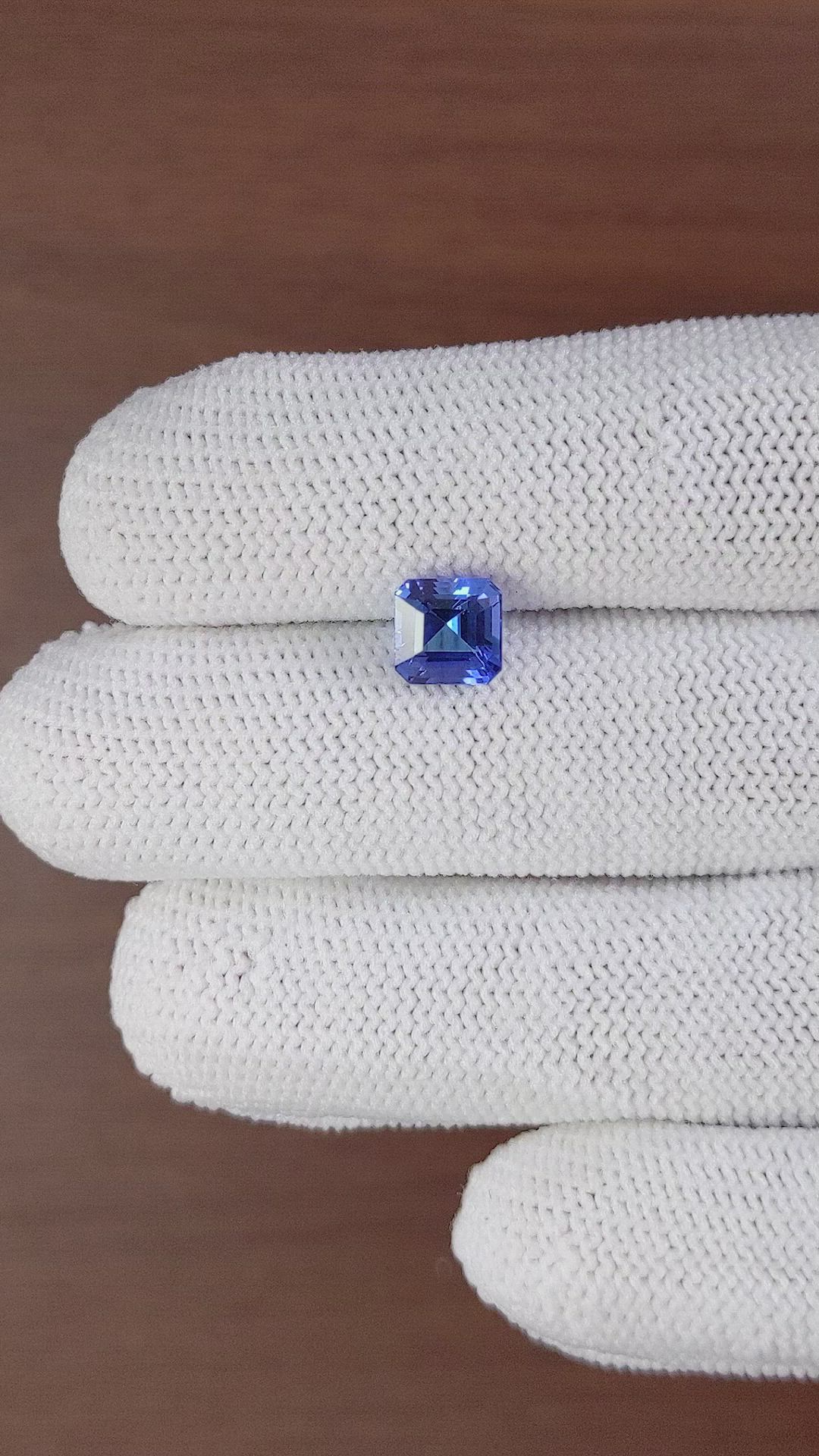 1.85 Ct. Tanzanite from Tanzania Size Video
