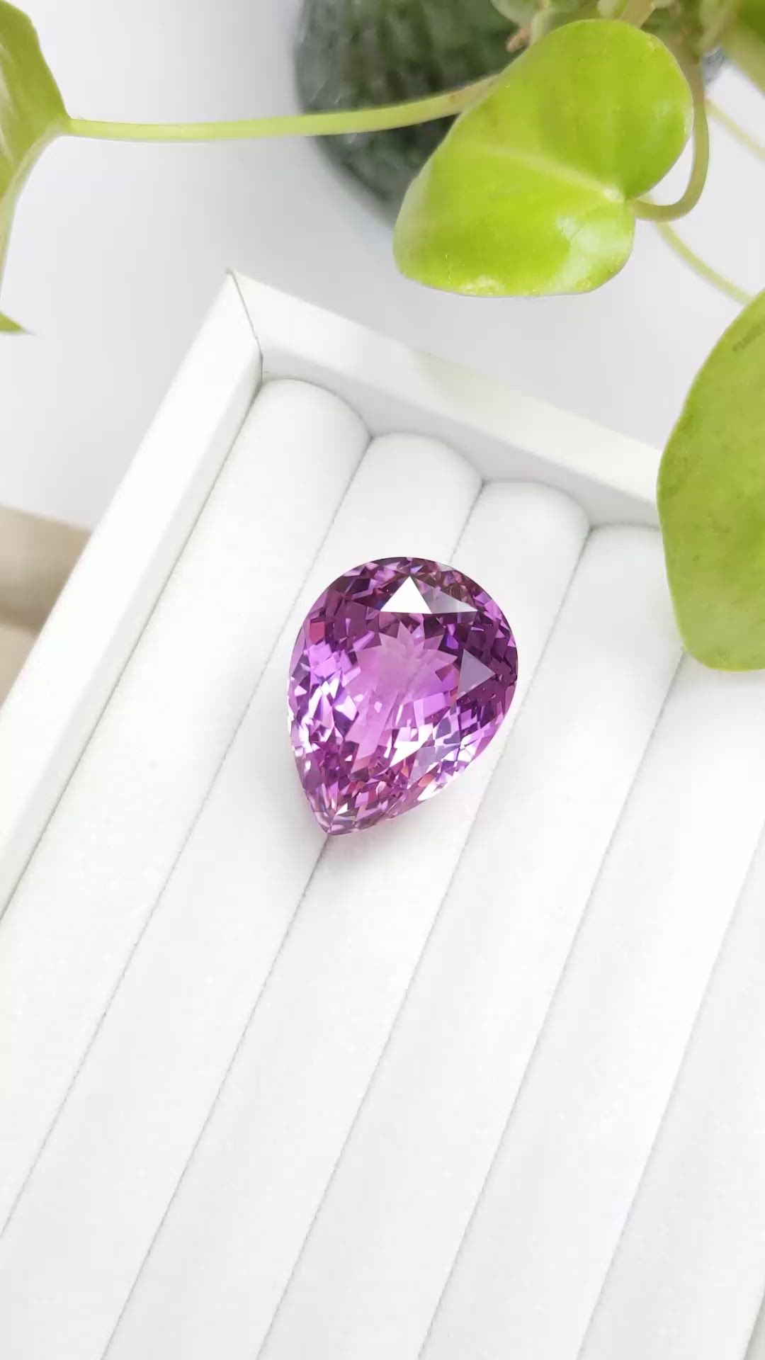 80.68 Ct. Kunzite from Afghanistan Size Video