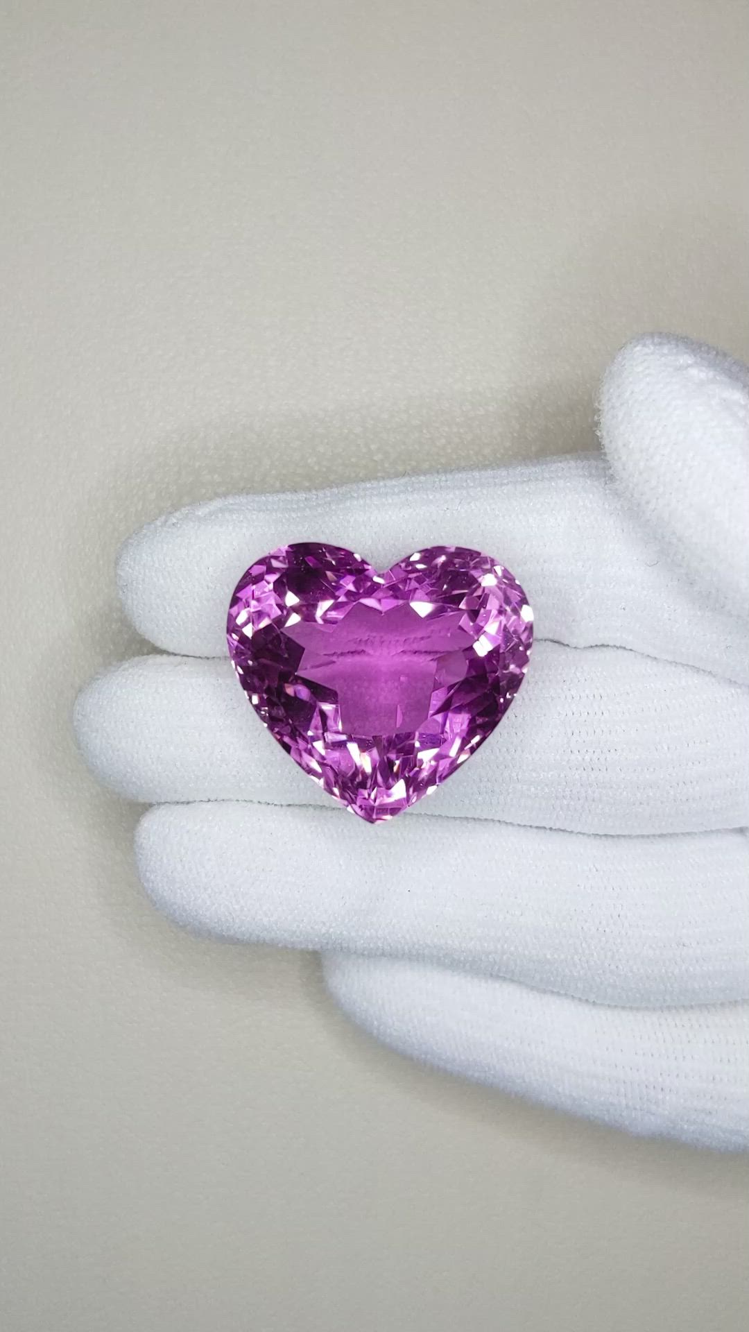 56.41 Ct. Kunzite from Afghanistan Size Video