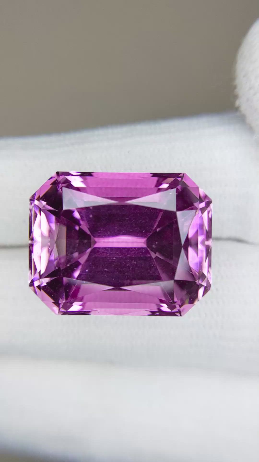 31.15 Ct. Kunzite from Afghanistan Size Video