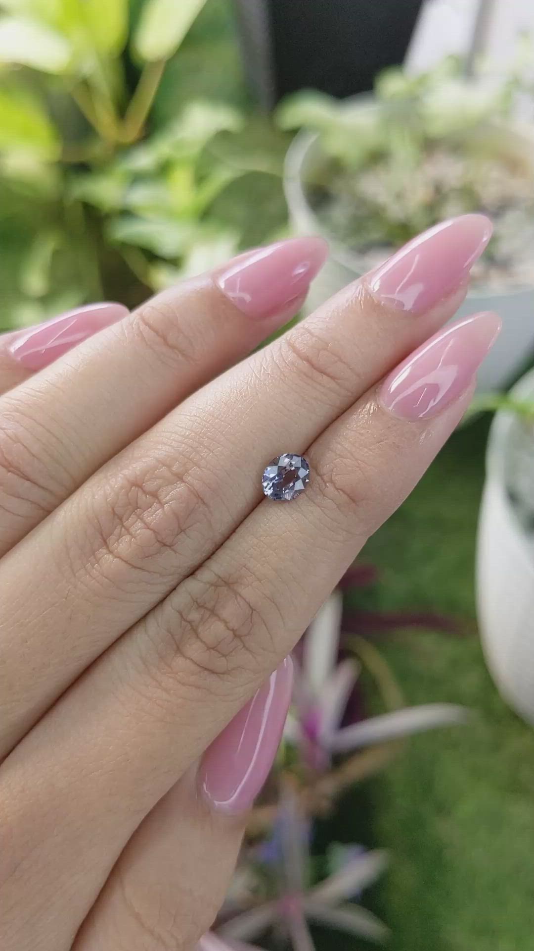 0.81 Ct. Spinel from Ceylon (Sri Lanka) Size Video