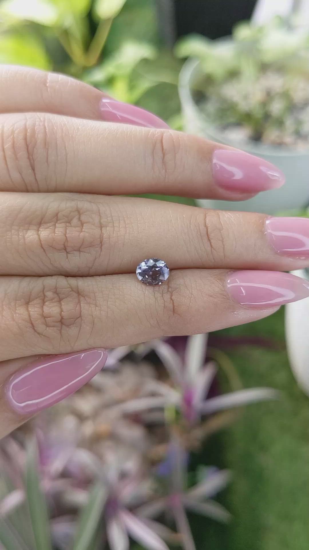 0.81 Ct. Spinel from Ceylon (Sri Lanka) Size Video