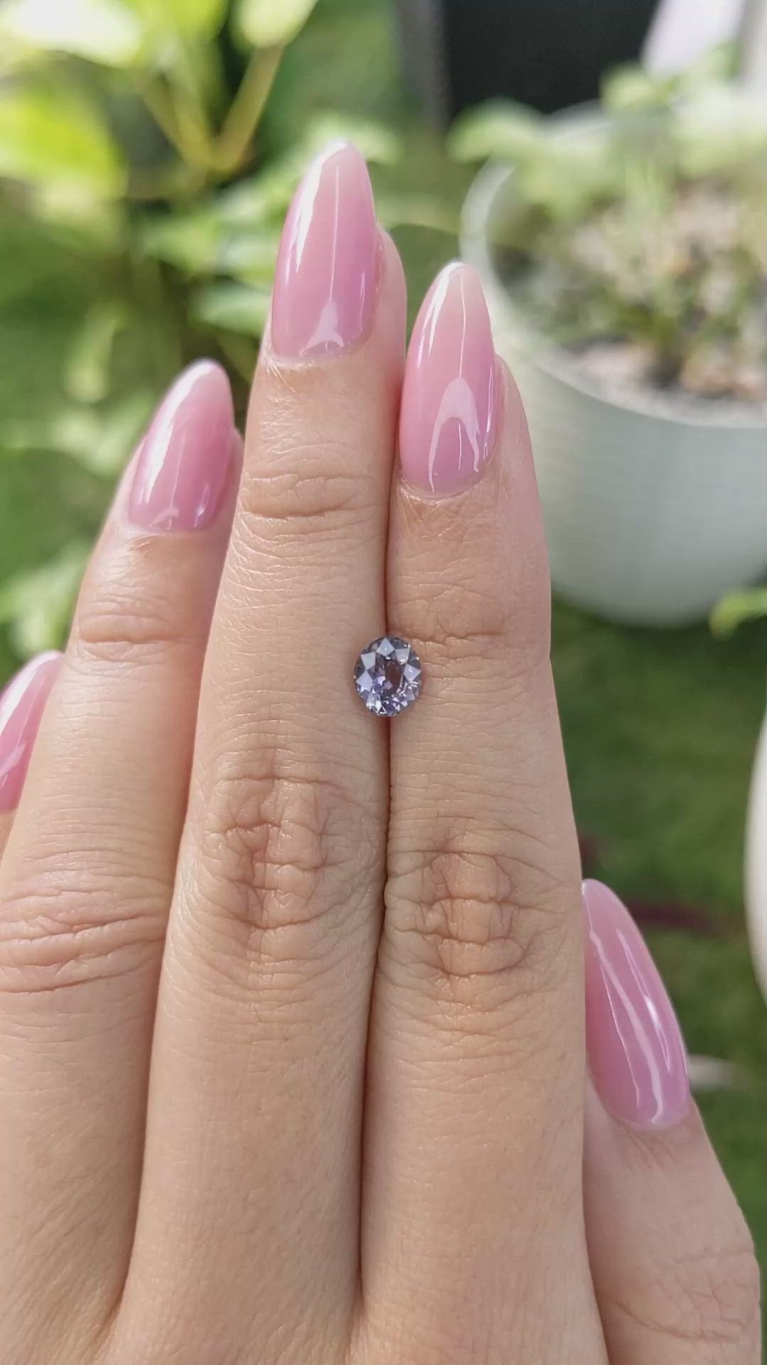 0.81 Ct. Spinel from Ceylon (Sri Lanka) Size Video