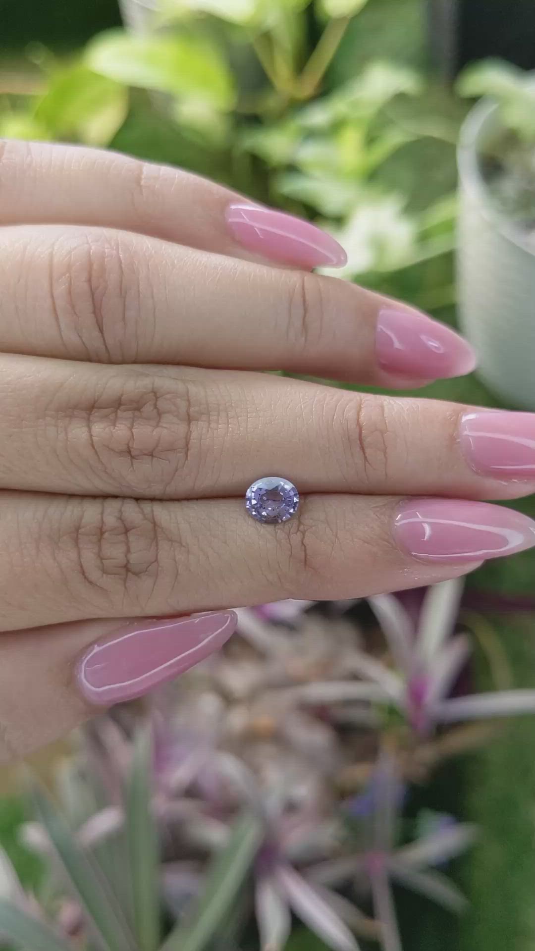 0.74 Ct. Spinel from Ceylon (Sri Lanka) Size Video