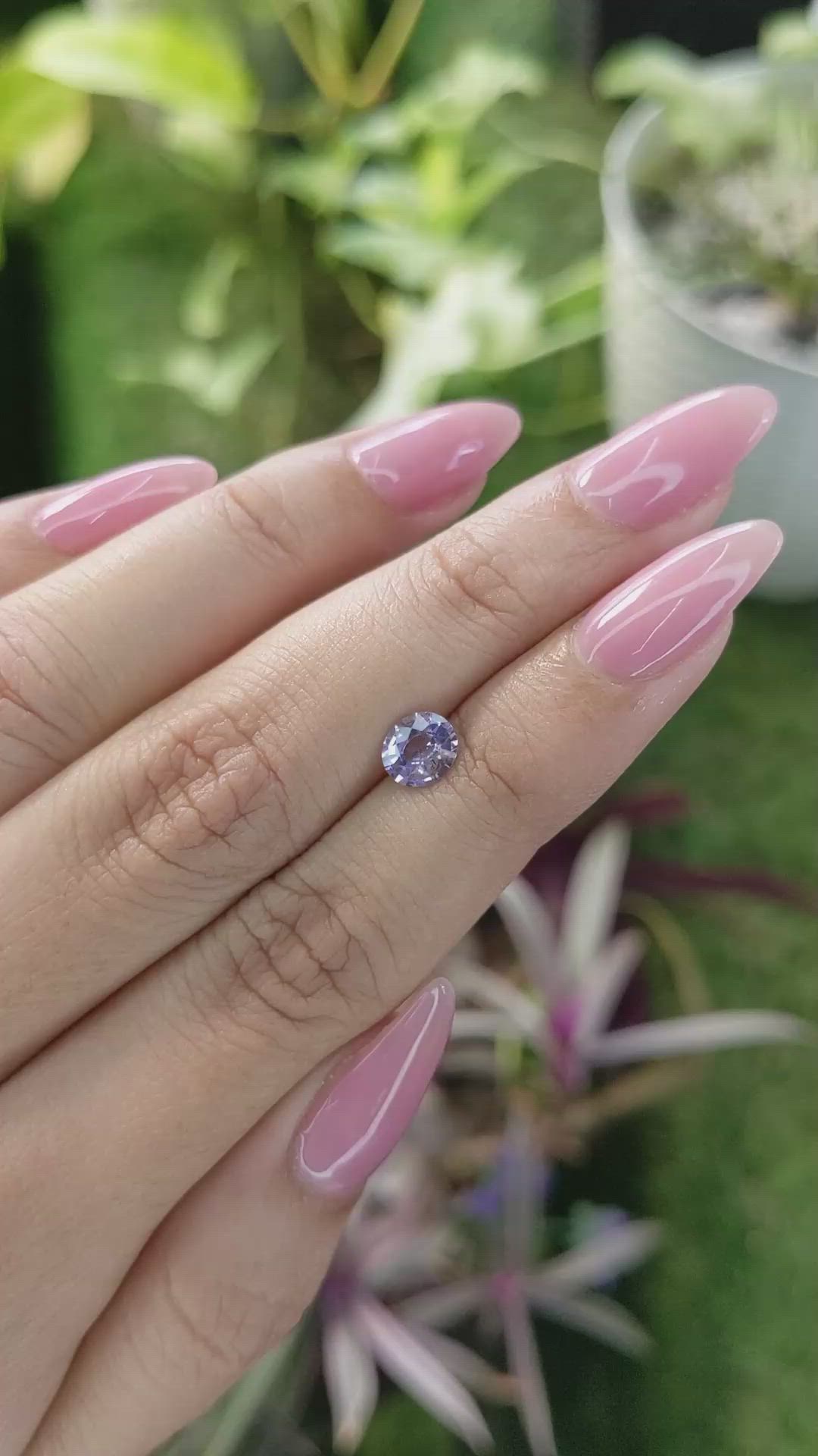 0.74 Ct. Spinel from Ceylon (Sri Lanka) Size Video
