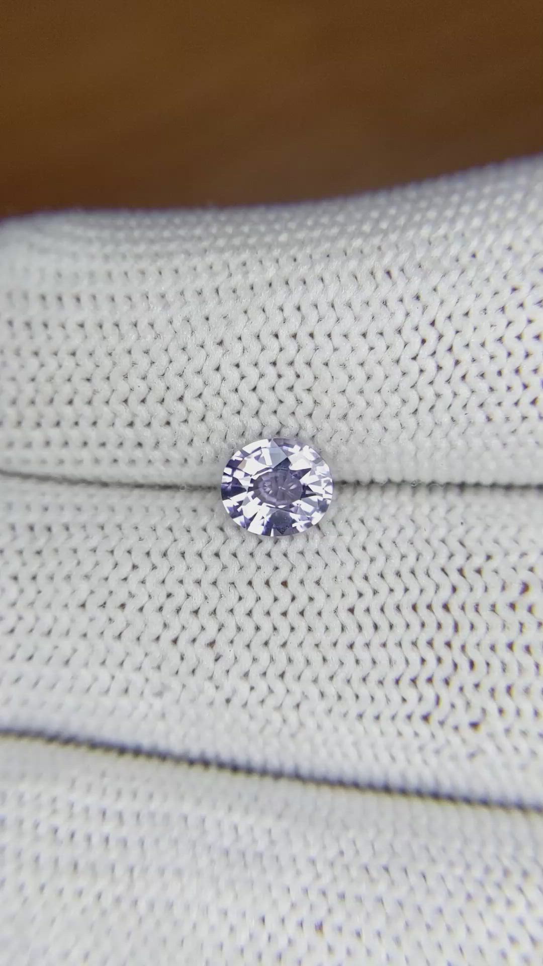 0.74 Ct. Spinel from Ceylon (Sri Lanka) Size Video