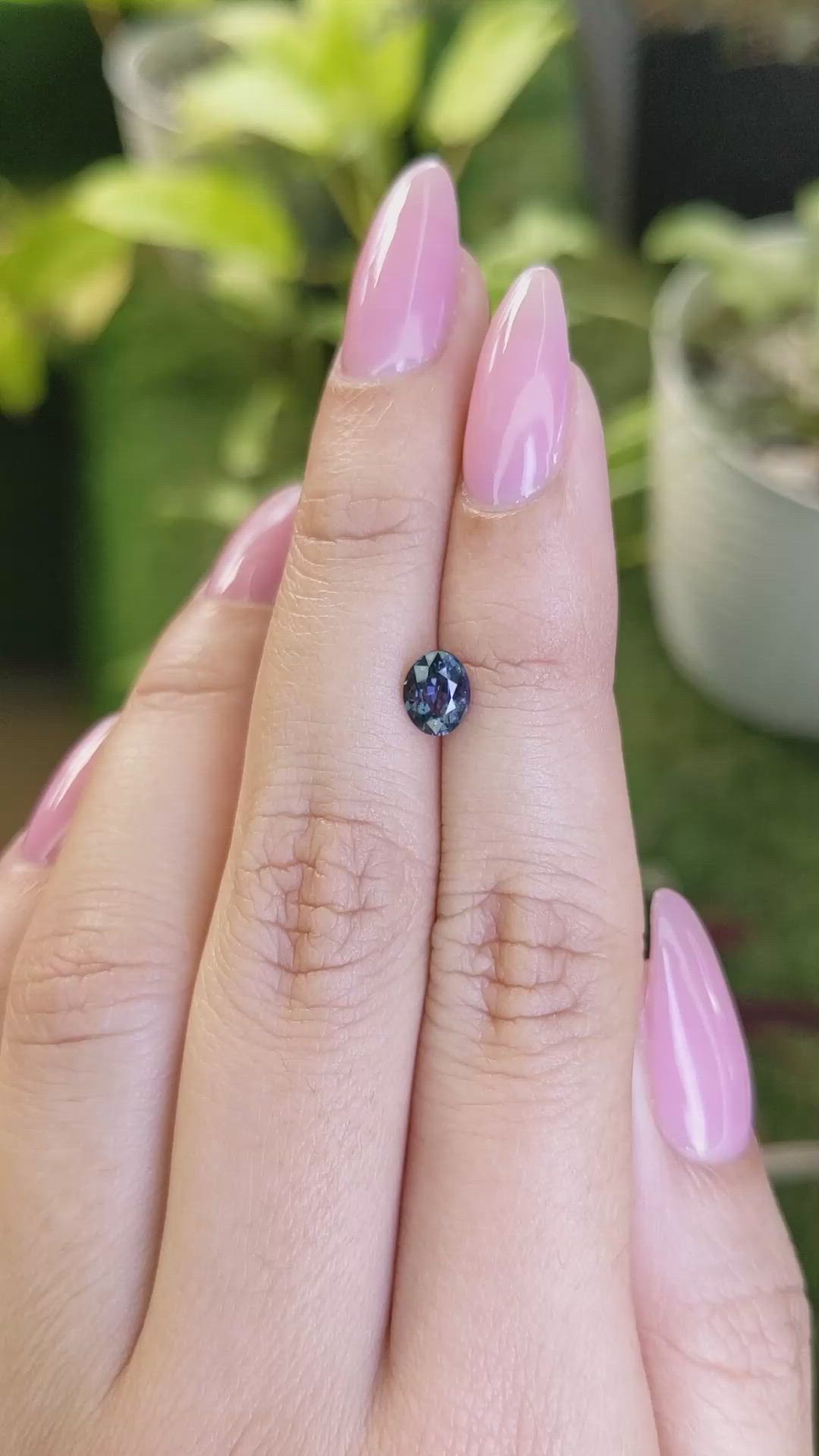 0.75 Ct. Spinel from Ceylon (Sri Lanka) Size Video