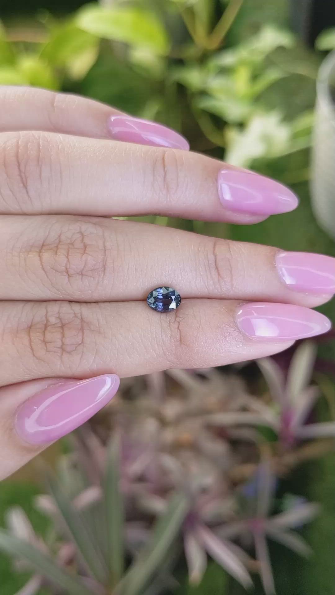 0.75 Ct. Spinel from Ceylon (Sri Lanka) Size Video