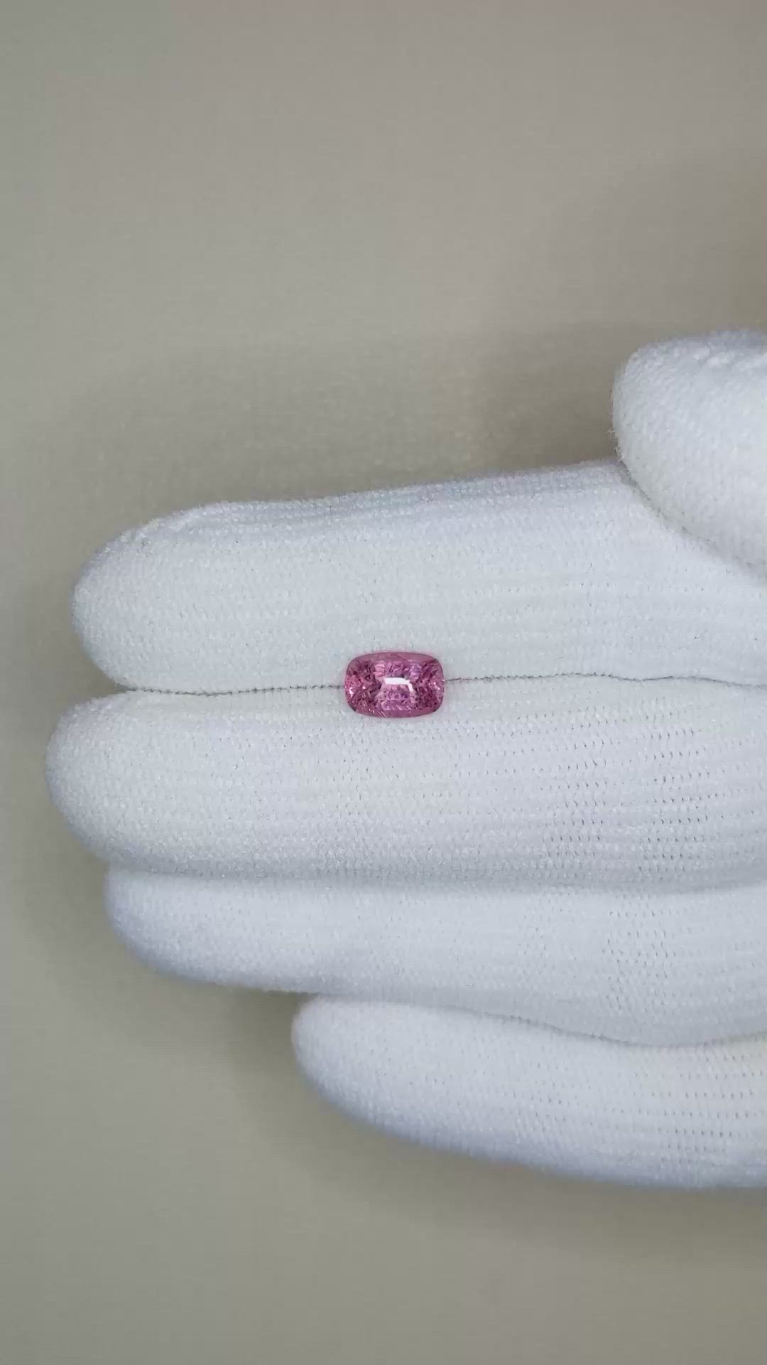 0.97 Ct. Spinel from Burma (Myanmar) Size Video