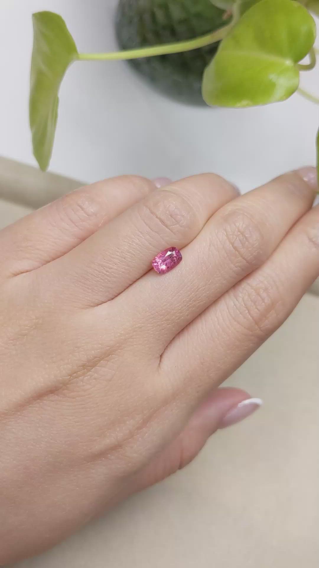 0.97 Ct. Spinel from Burma (Myanmar) Size Video