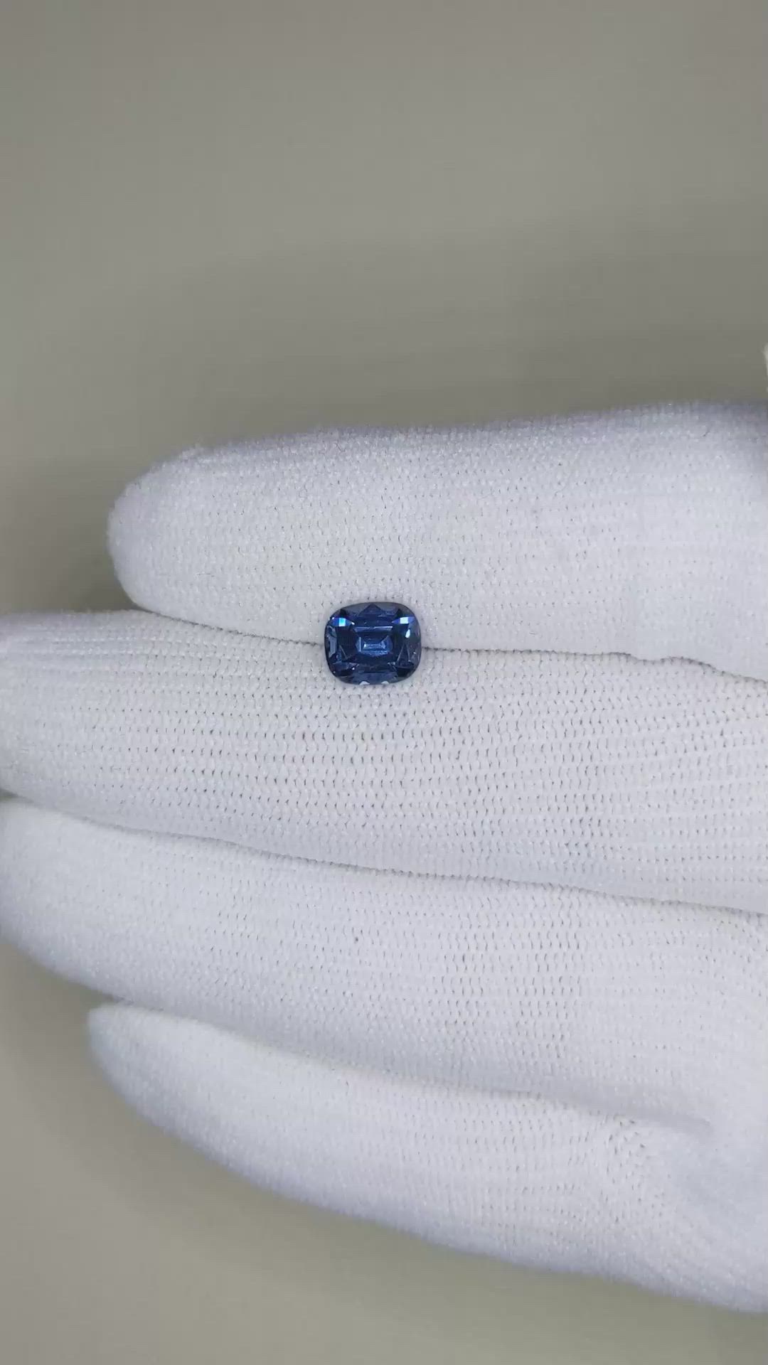 1.63 Ct. Spinel from Burma (Myanmar) Size Video