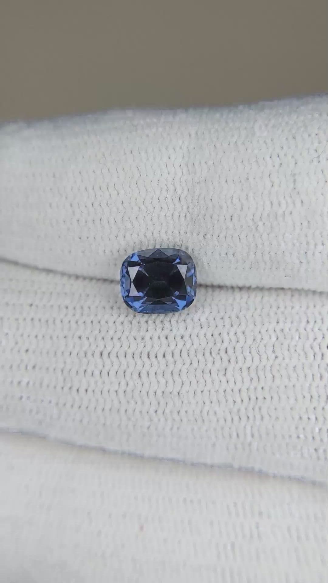 1.63 Ct. Spinel from Burma (Myanmar) Size Video