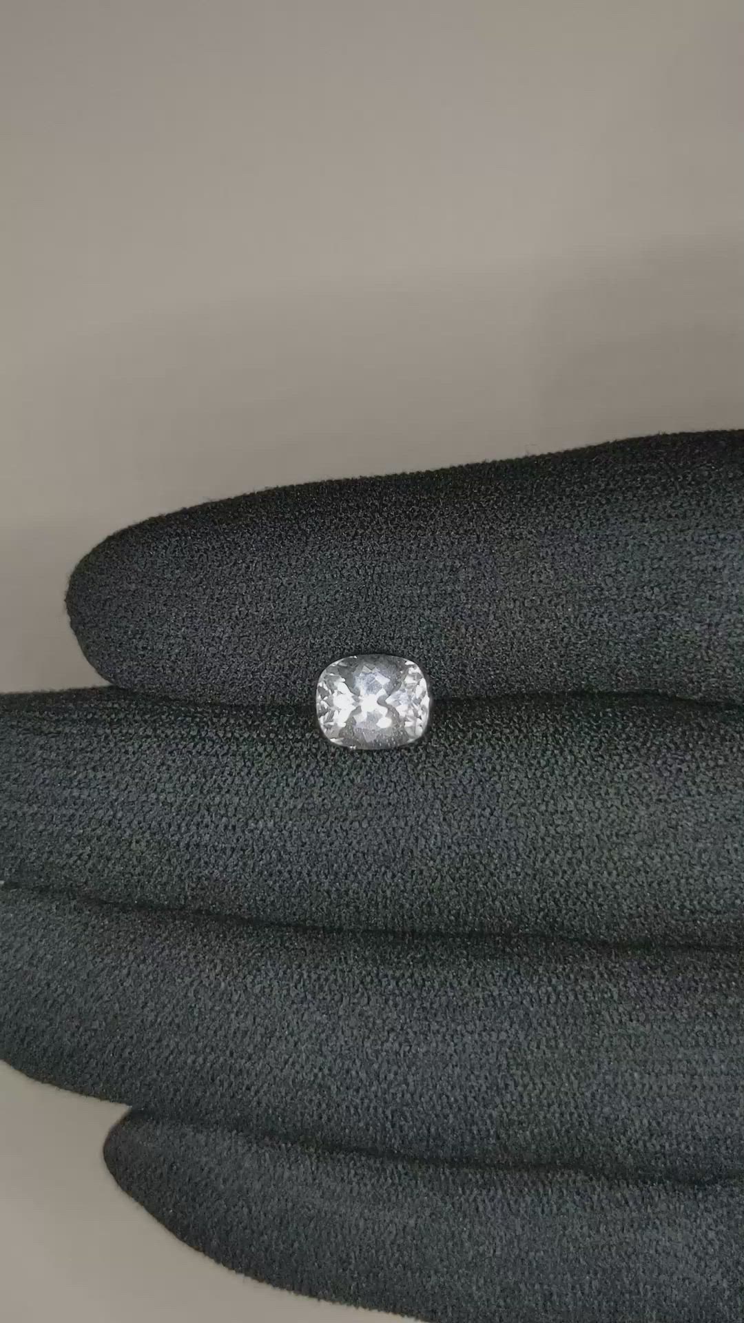 2.02 Ct. Jeremejevite from Madagascar Size Video