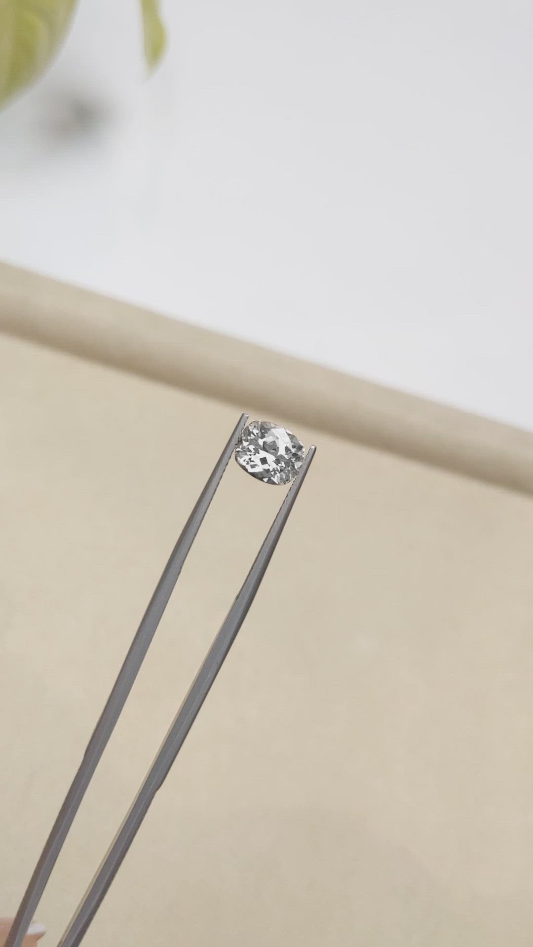2.02 Ct. White Tourmaline from Madagascar Size Video