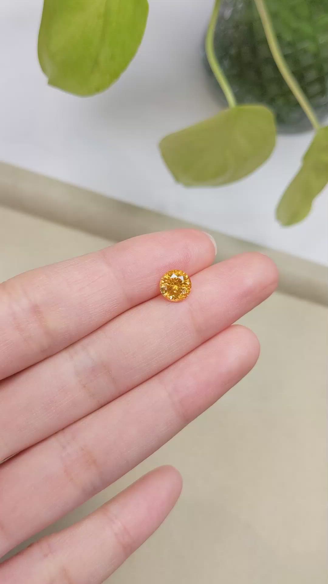 1.49 Ct. Spessartite Garnet Size Video