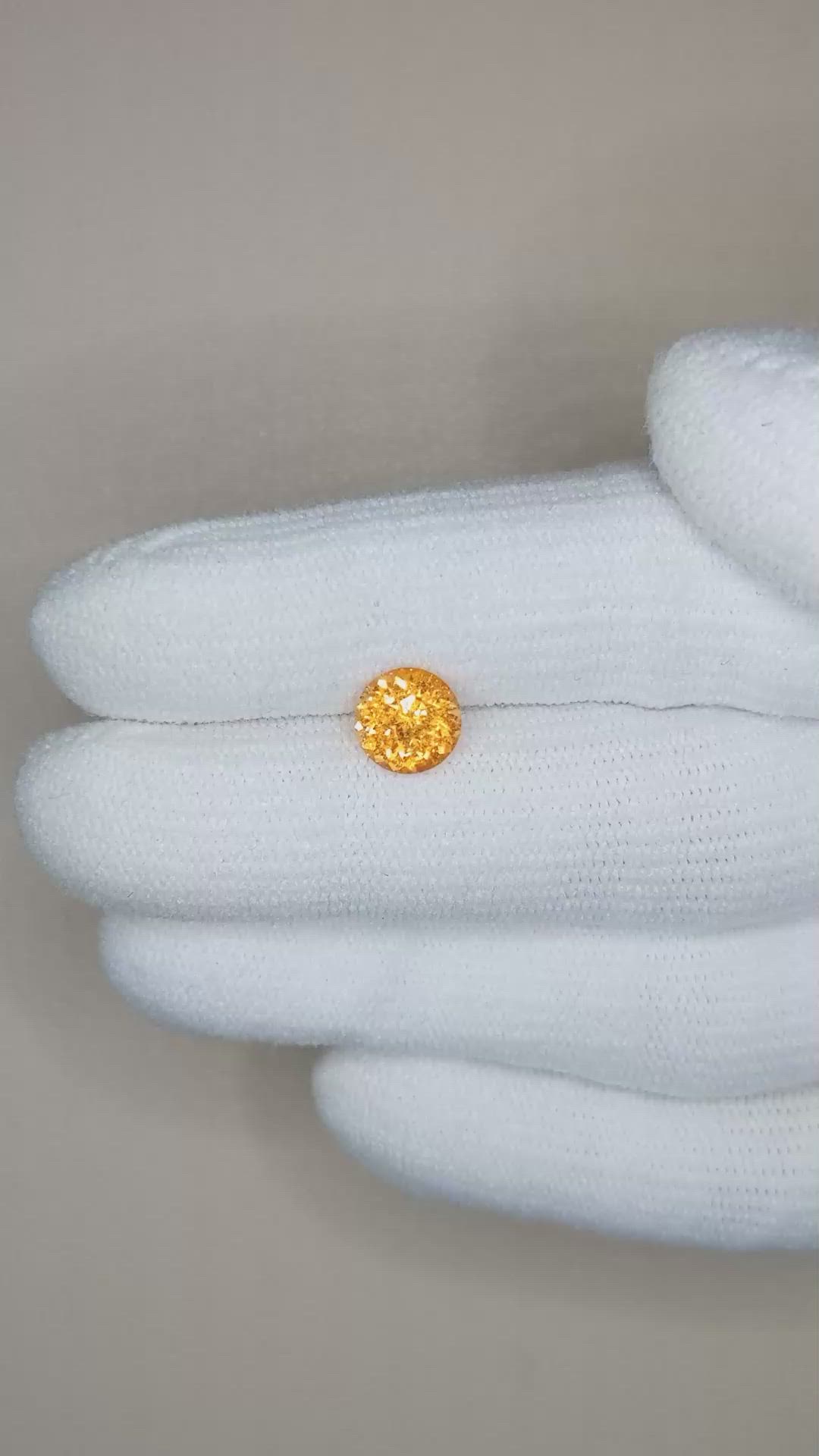 1.49 Ct. Spessartite Garnet Size Video